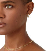 Temple St. Clair 18K Yellow Gold Diamond Huggie Earrings