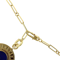 18K Yellow Gold Diamond Lapis Necklace, Gold, Long's Jewelers