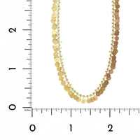 18K Yellow Gold Dotted Necklace