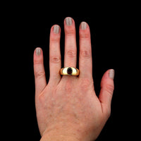 18K Yellow Gold Estate Garnet Ring, Yellow Gold, Long's Jewelers 