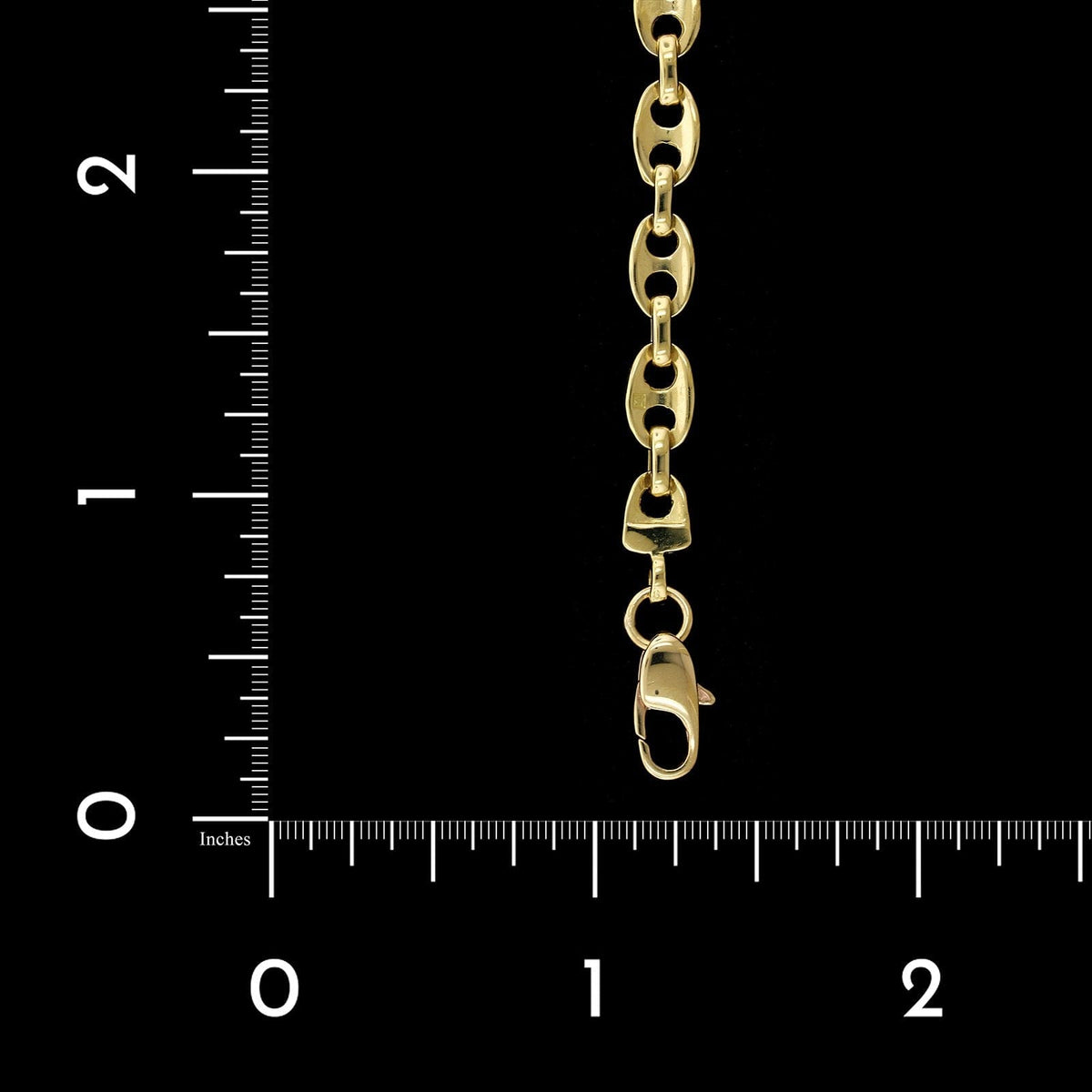 18K Yellow Gold Estate Mariner Link Bracelet, Gold, Long's Jewelers