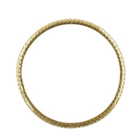 18K Yellow Gold Flexible Diamond Bangle Bracelet, 18k yellow gold, Long's Jewelers