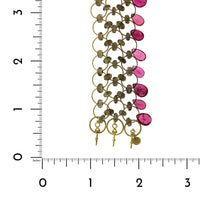 18K Yellow Gold Garnet Choker Necklace, 18K Yellow Gold, Long's Jewelers