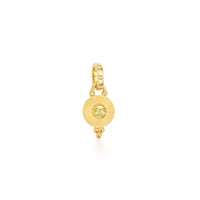 18K Yellow Gold Mini Sole Sun Pendant, yellow gold, Long's Jewelers