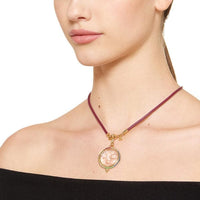 Temple St. Clair 18K Yellow Gold Moonface Rainbow Sapphire Pendant