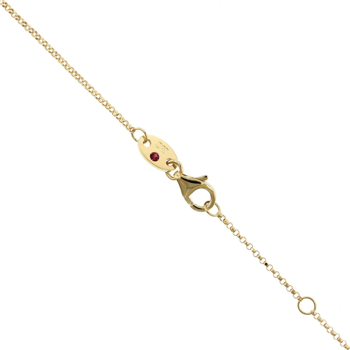 18K Yellow Gold Opera Diamond Pendant, Yellow Gold, Long's Jewelers