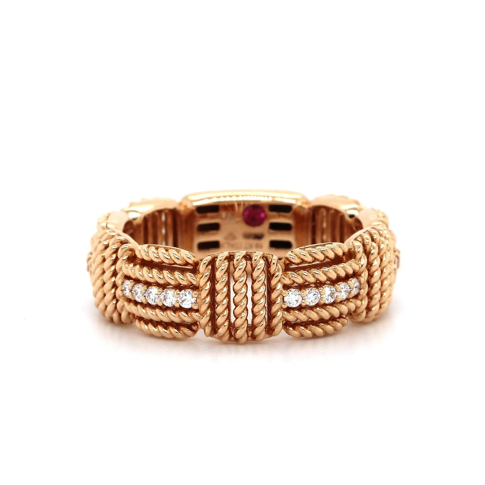 18K Yellow Gold Opera Diamond Ring, Yellow Gold, Long's Jewelers