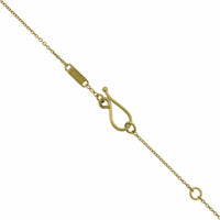 18K Yellow Gold Oval Labradorite Pendant, yellow gold, Long's Jewelers
