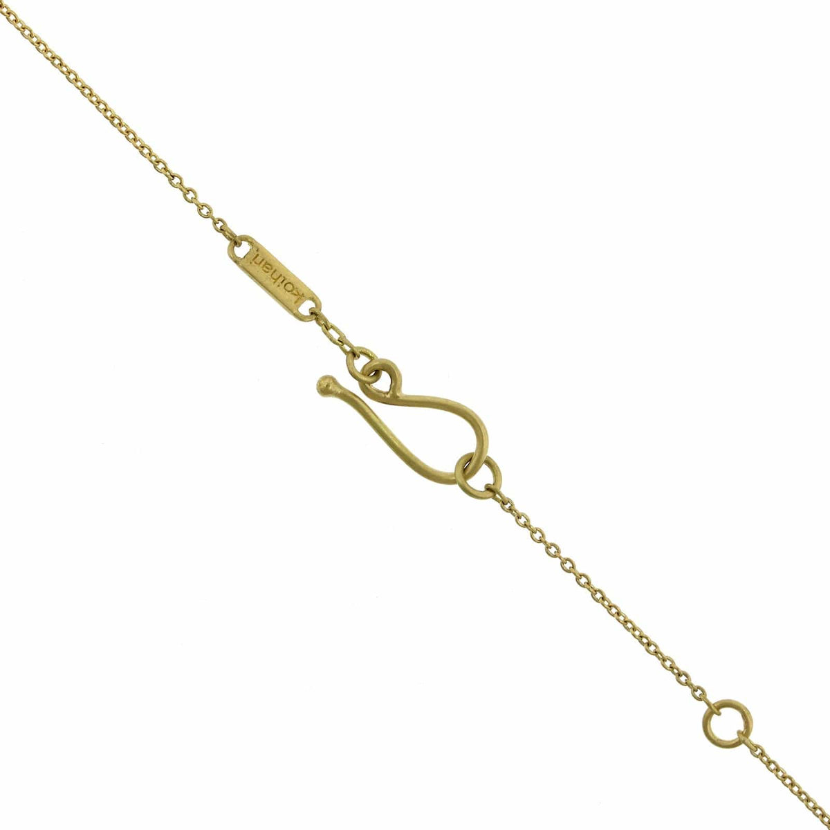 18K Yellow Gold Oval Lapis Pendant, yellow gold, Long's Jewelers