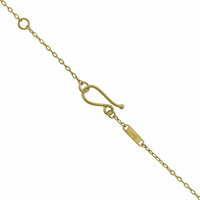 18K Yellow Gold Oval Rose Quartz Pendant, yellow gold, Long's Jewelers