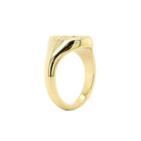 Penny Preville 18K Yellow Gold Oval Signet Ring