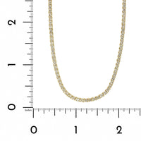 18K Yellow Gold Prong Set Diamond Line Necklace, 18k yellow gold, Long's Jewelers