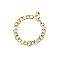18K Yellow Gold Round Link BraceletGold, Long's Jewelers