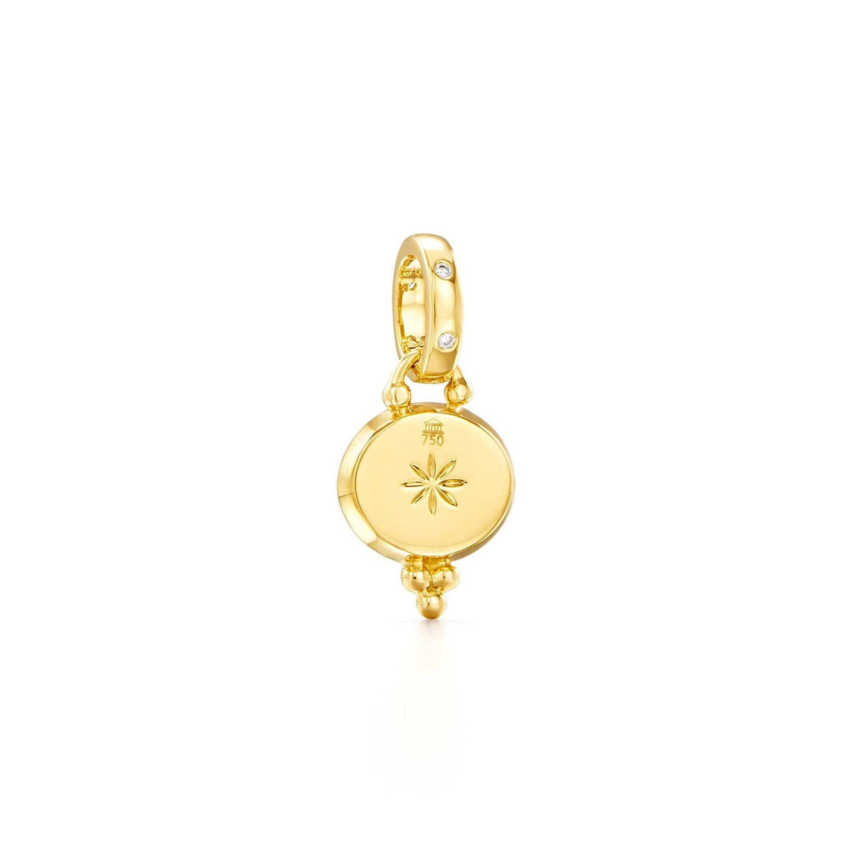 18K Yellow Gold Sorcerer Diamond Pendant, yellow gold, Long's Jewelers
