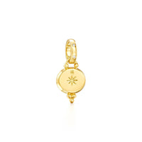 18K Yellow Gold Sorcerer Diamond Pendant, yellow gold, Long's Jewelers