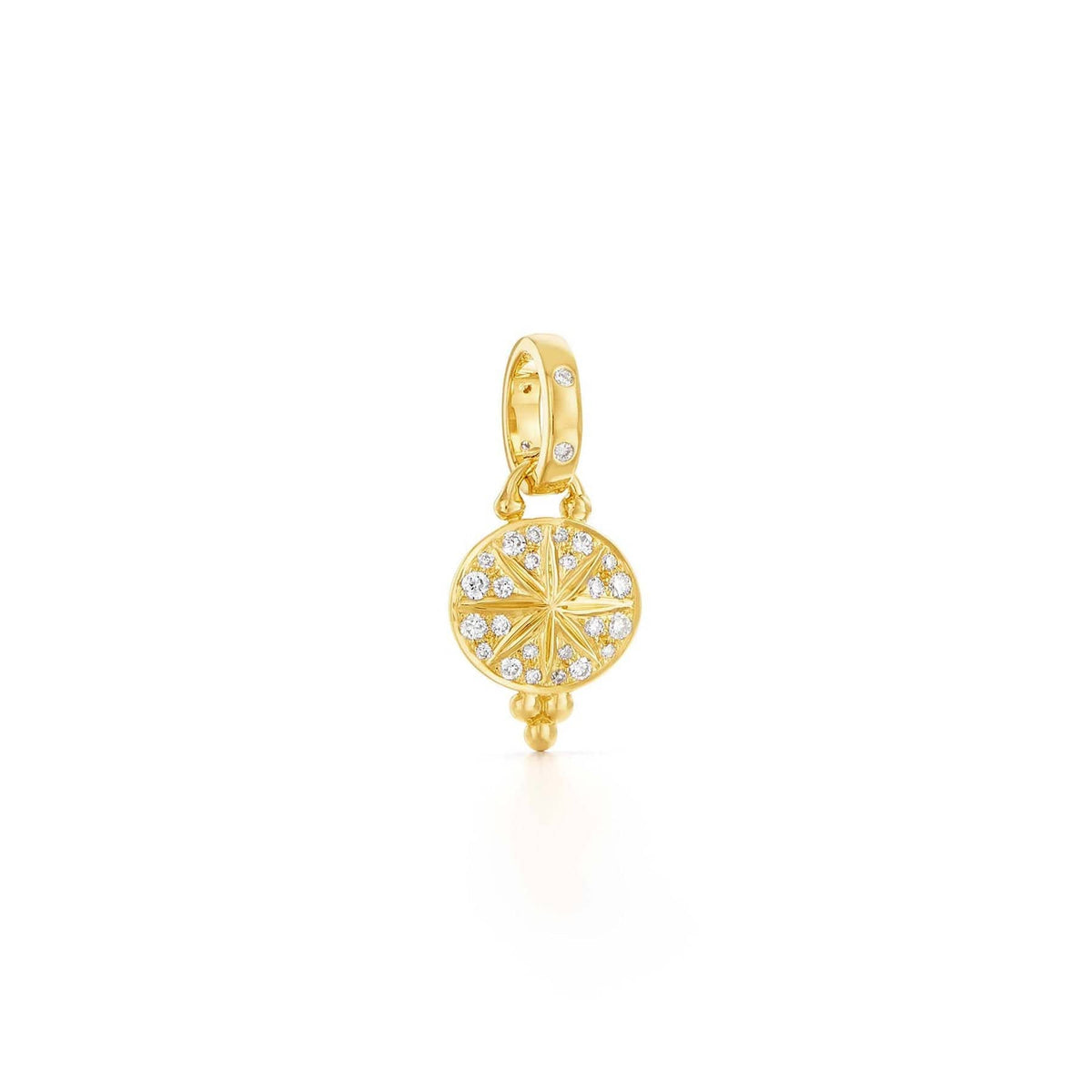 18K Yellow Gold Sorcerer Diamond Pendant, yellow gold, Long's Jewelers