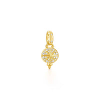 18K Yellow Gold Sorcerer Diamond Pendant, yellow gold, Long's Jewelers