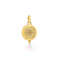 18K Yellow Gold Terra Diamond Pendant, yellow gold, Long's Jewelers