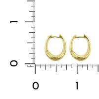 18K Yellow Gold Wide Hoop Earrings, 18k yellow gold, Long's Jewelers
