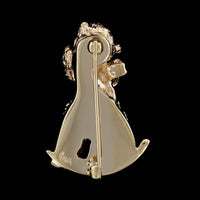 Ruser 14K Yellow Gold Poodle Pin