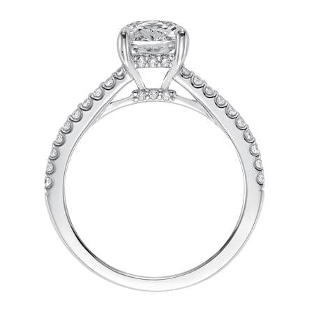 18K White Gold Willa Engagement Ring Setting