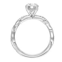 Platinum Twisted Diamond Band