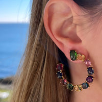 Marco Bicego Murano 18K Yellow Gold Multi Stone Earrings
