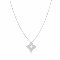 Roberto Coin 18K White Gold Venetian Diamond Pendant