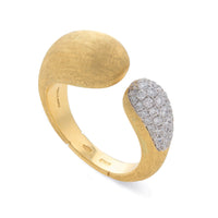 Marco Bicego Lucia 18K Yellow Gold and Diamond Open Ring