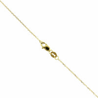 14K Yellow Gold Round Amethyst Diamond Halo Necklace