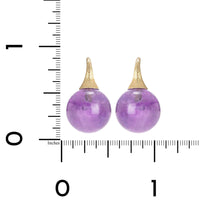 Marco Bicego Africa 18K Yellow Gold Amethyst Bead Drop Earrings
