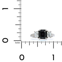 Oscar Heyman Platinum Octagonal Alexandrite Diamond Ring