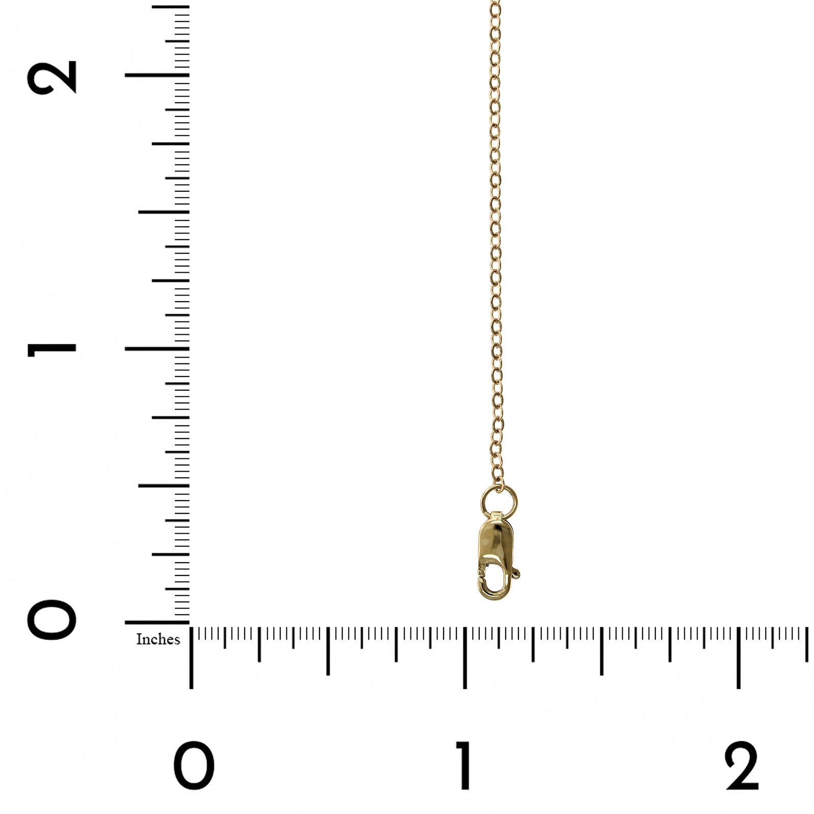 14K Yellow Gold Double Heart Anklet