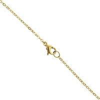 Amali 18K Yellow Gold Rectangular Aquamarine Necklace