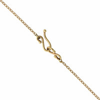 10K Yellow Gold Cluster Bezel Set Aquamarine Necklace, 10k yellow gold, Long's Jewelers