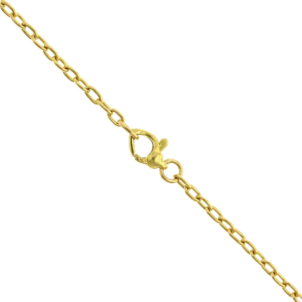 22K Yellow Gold Bezel Set Pear Shape Aquamarine Pendant