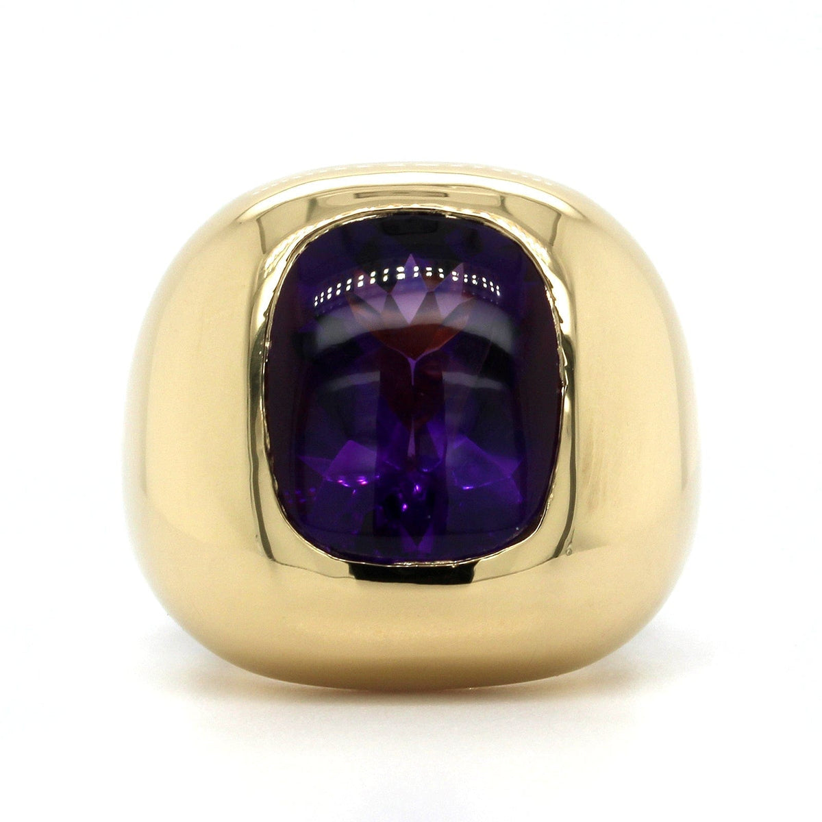 18k gold amethyst ring sales