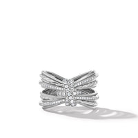 Angelika Maltese Ring with Pavé Diamonds