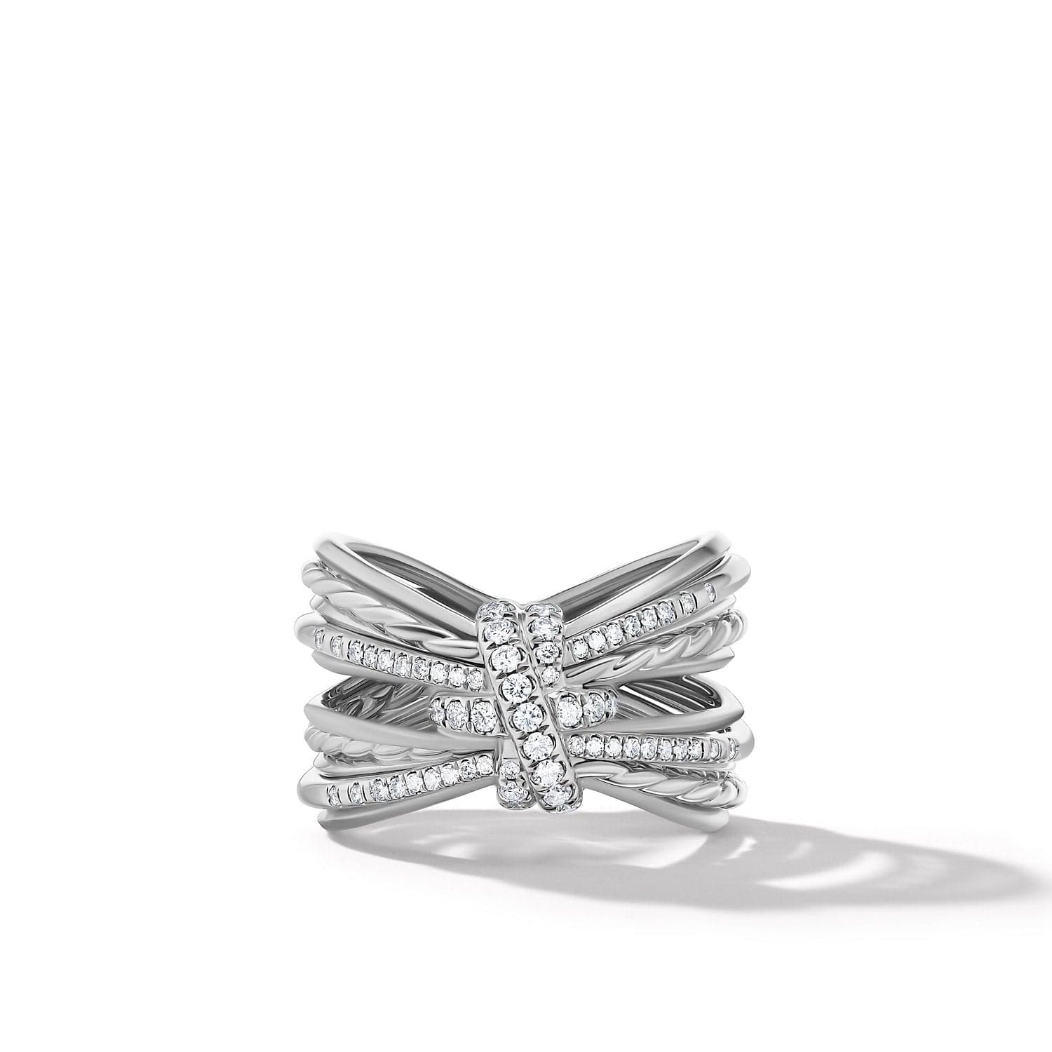 Angelika Maltese Ring with Pavé Diamonds