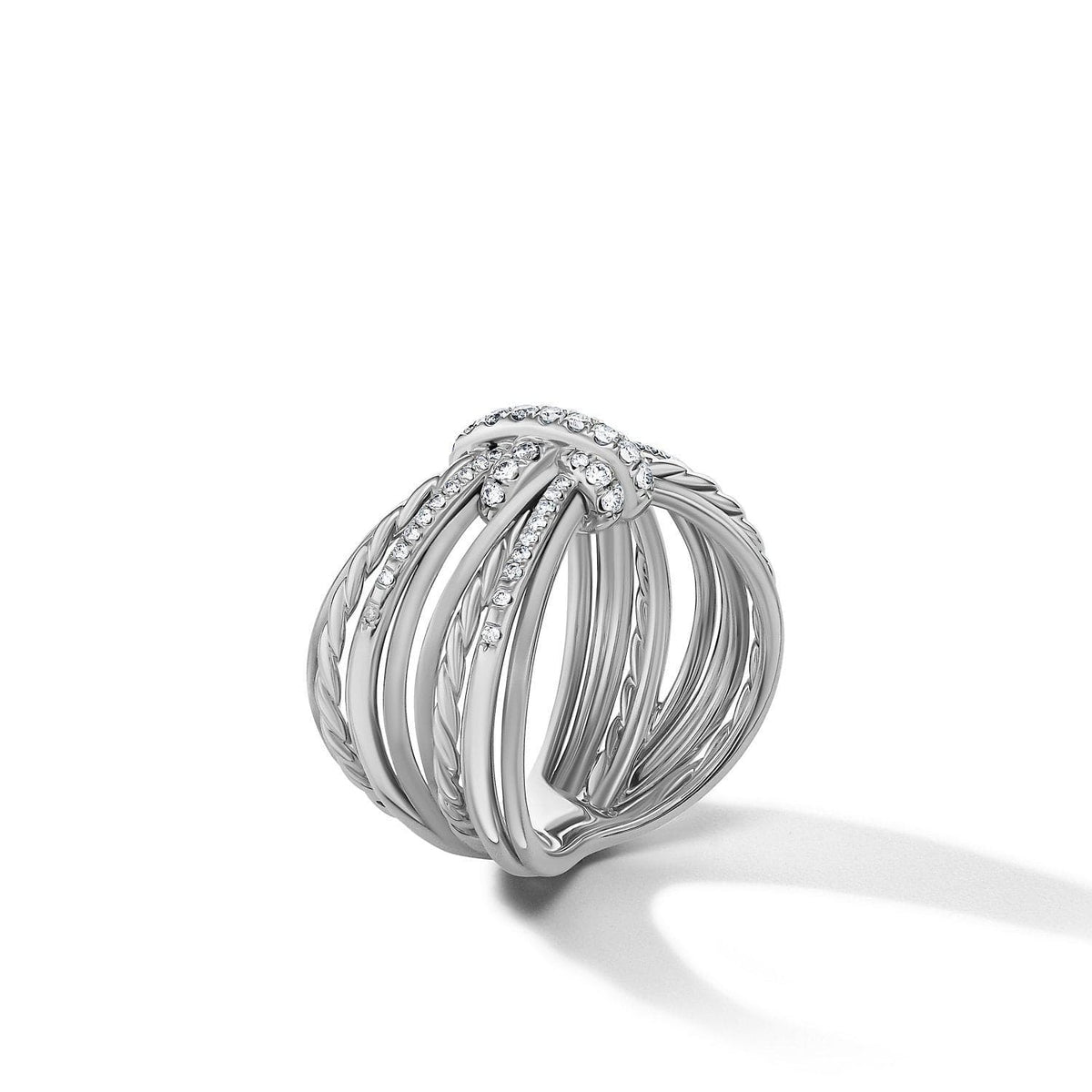 Angelika Maltese Ring with Pavé Diamonds