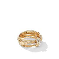 Angelika Ring in 18K Yellow Gold with Pavé Diamonds