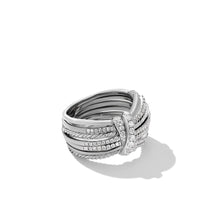 Angelika Ring with Pavé Diamonds, Sterling Silver, Long's Jewelers