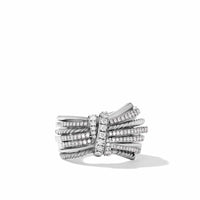 Angelika Ring with Pavé Diamonds, Sterling Silver, Long's Jewelers