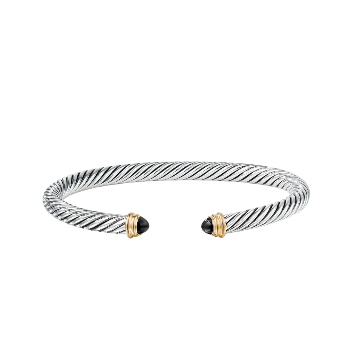 Cable Classics Bracelet with Black Onyx and Gold