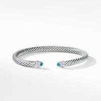 Cable Classics Bracelet with Blue Topaz and Diamonds