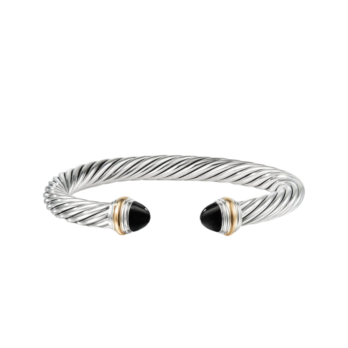 Bracelet with Black Onyx and 14K Gold
