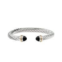 Bracelet with Black Onyx and 14K Gold