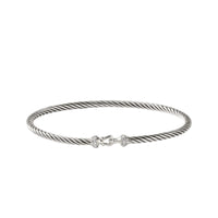 Cable Buckle Bracelet with Diamonds