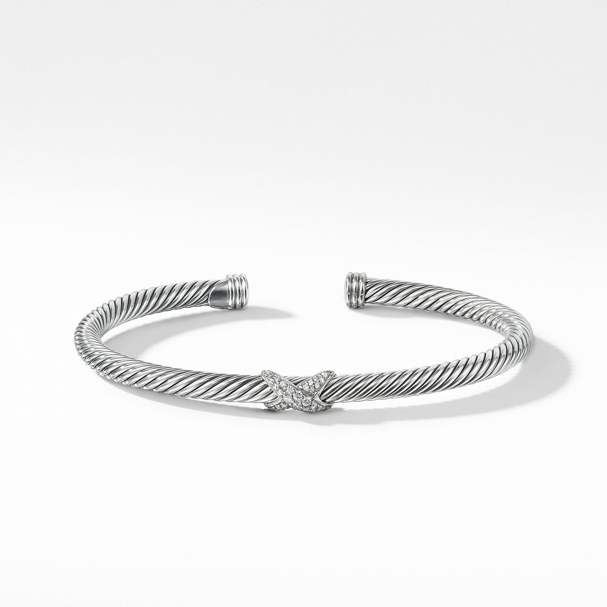 X Bracelet with Diamonds