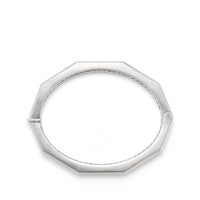 Stax Faceted Bracelet with Diamonds, 5.5mm